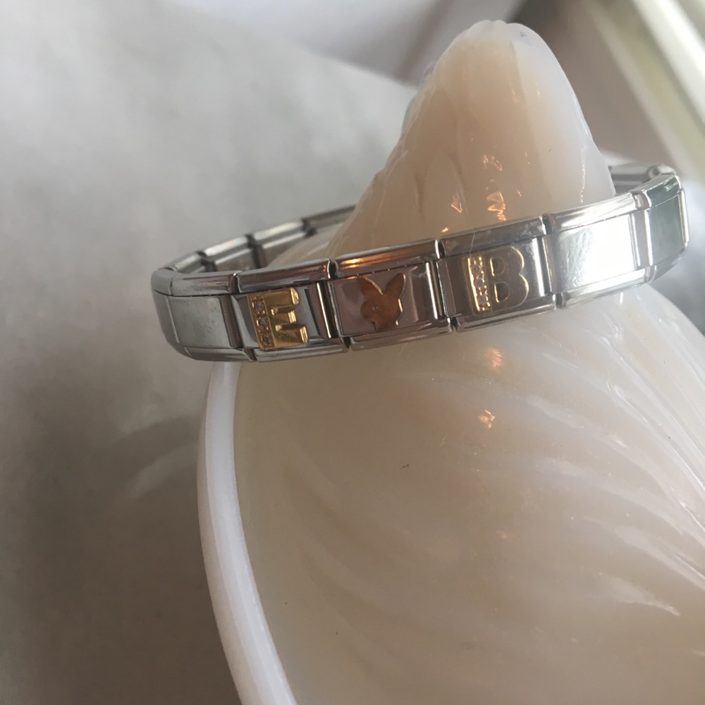 Stainless steel bracelets 2. Have gold charms. - Picture 5 of 8